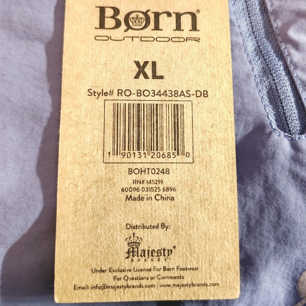 BORN Outdoor Skort Womens X Large Blue‎ Hiking Wind Water Resistant Pockets NWT - Picture 8 of 10
